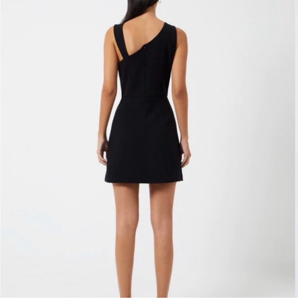 French Connection - NWT Whisper Asymmetrical Neck Skater Dress - Picture 3 of 7